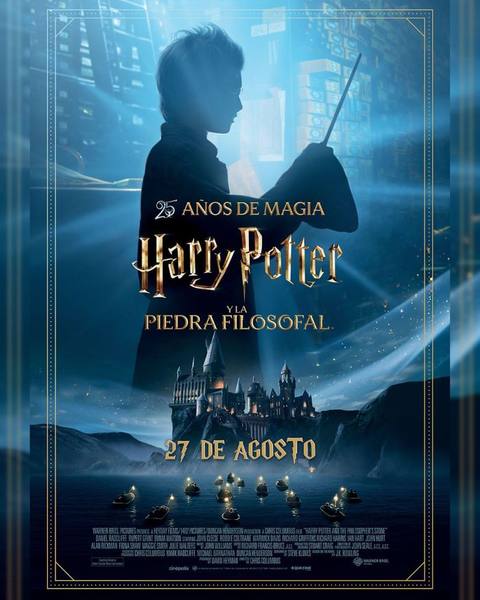 Póster de Harry Potter y la Piedra Filosofal- 25 Años de Magia